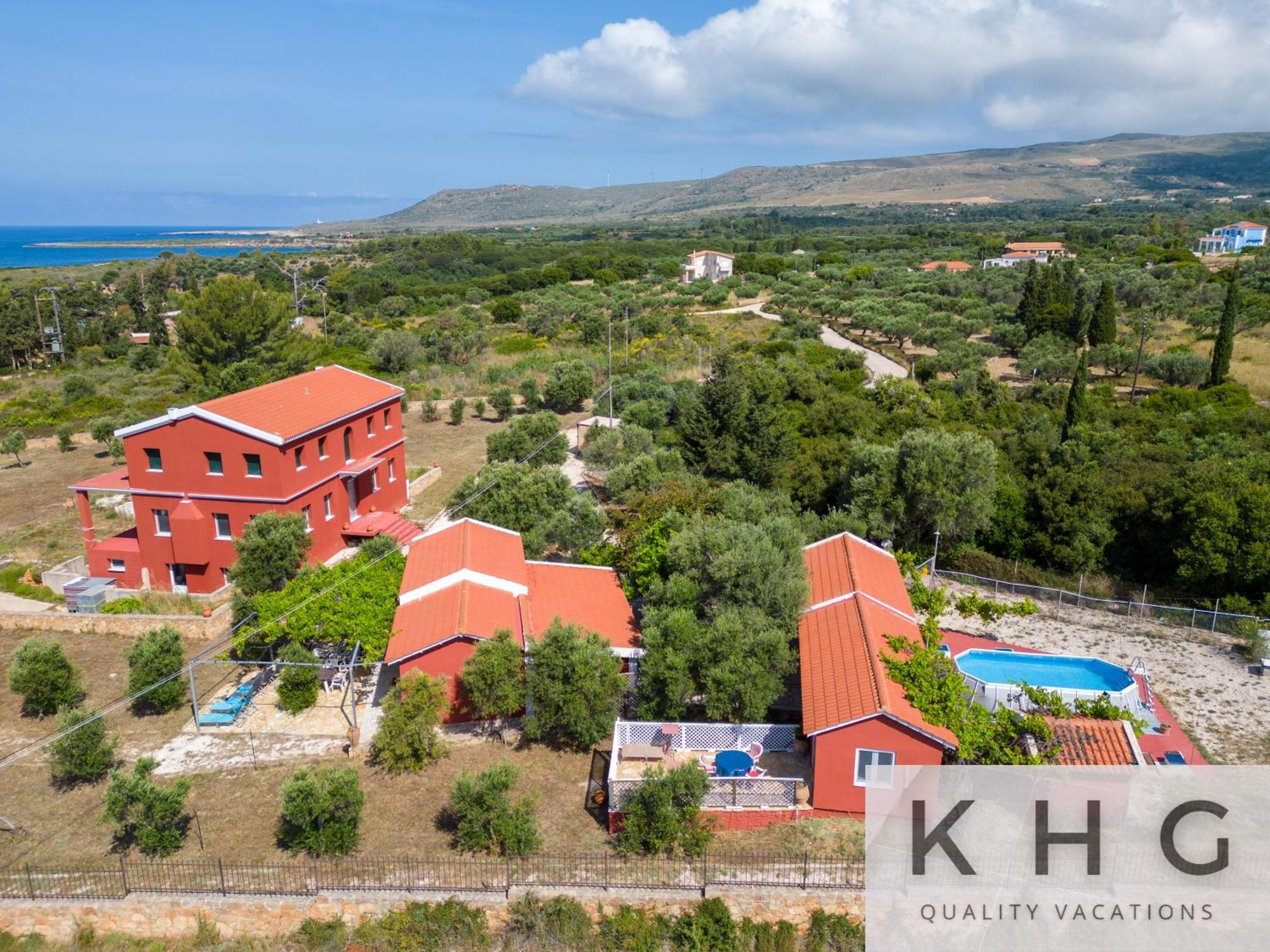 Mondo Cosseri Villa Rossa-Dorothea And Mondo Cosseri Villa Rossa-Penelope, With Own Shared Pool Lixouri Dış mekan fotoğraf